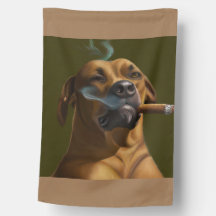 Smoking Dog