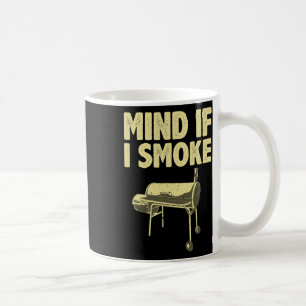Smoking For Men Dad Grilling Meat Bbq Smoker Food  Coffee Mug