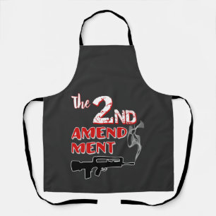 Smoking gun - 2nd amendment  apron