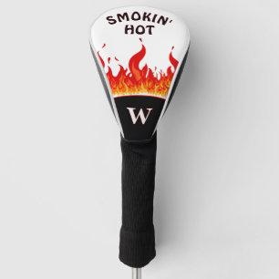 Smoking Hot Flames  Golf Head Cover