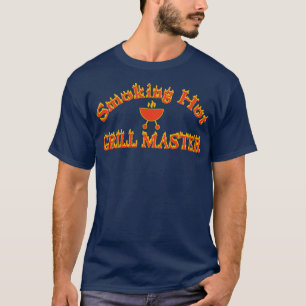 Smoking Hot Grill Master BBQ Barbeque Grilling Mea T-Shirt