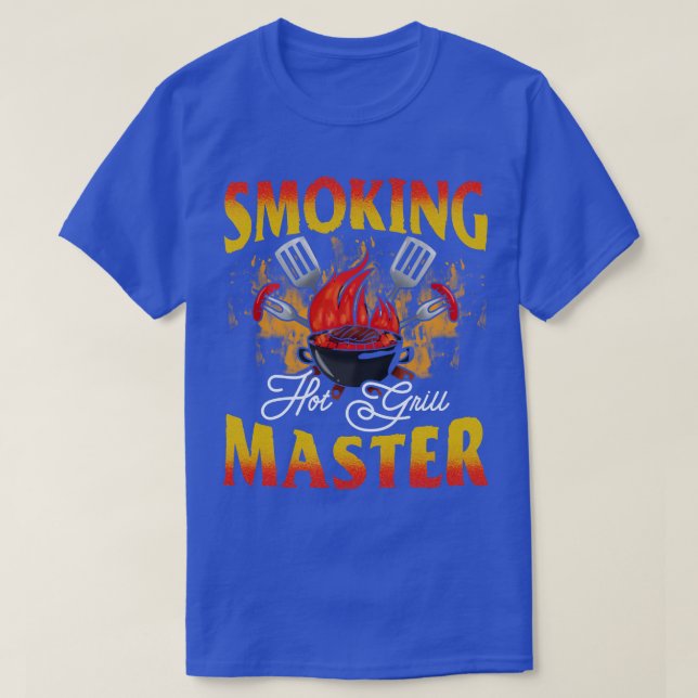 Smoking Hot Grill Master T-Shirt (Design Front)