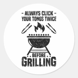 Smoking Meat Bbq Grilling Smoker Smoked Meat 1  Classic Round Sticker