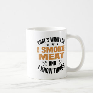 Smoking Meat Bbq Grilling Smoker Smoked Meat 2 Coffee Mug