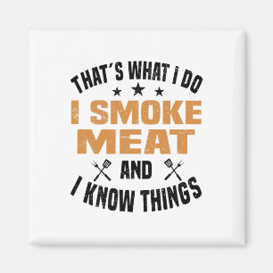 Smoking Meat Bbq Grilling Smoker Smoked Meat 2 Magnet