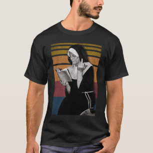 Smoking Nuns Retro Style T-Shirt