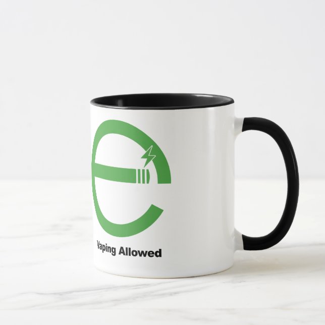 Smoking Prohibited. Vaping Allowed Mug (Right)