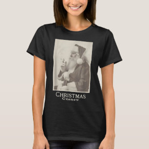 Smoking Santa, Funny Christmas Srit T-Shirt