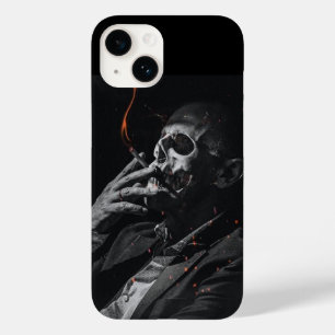 Smoking Skeleton Cigarette Case-Mate iPhone 14 Case