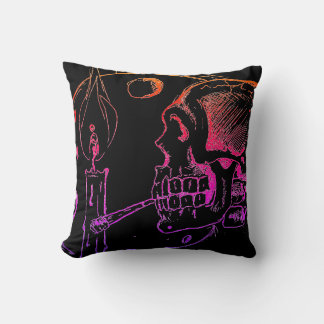 Smoking Skull Cushion