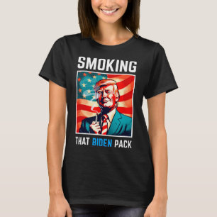 Smoking That Biden Pack - Trump 2024  T-Shirt