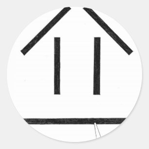 Smoky Classic Round Sticker