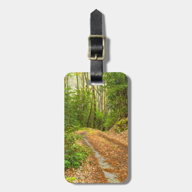 Smoky Mountain Dirt Road  Luggage Tag (Front Vertical)