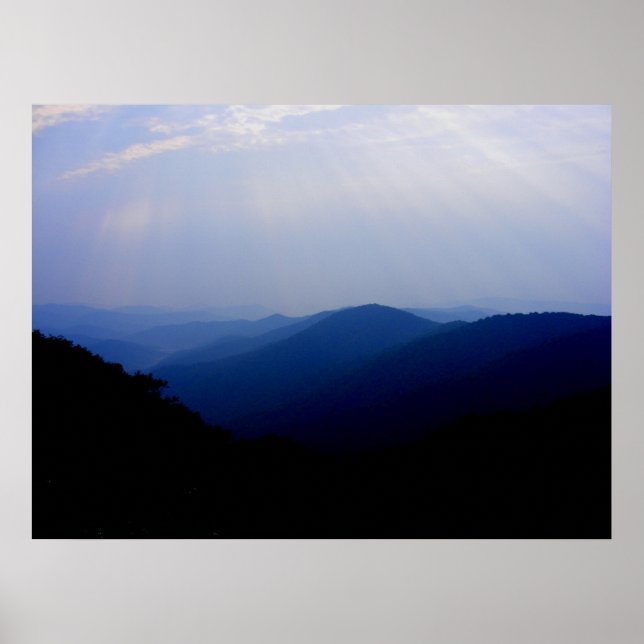 Smoky Mountain Morning Poster (Front)