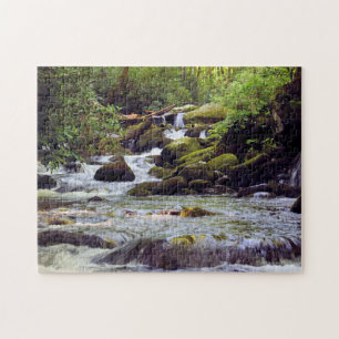 Smoky Mountain Stream  -  11x14 Jigsaw Puzzle