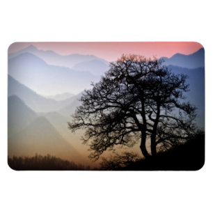 Smoky Mountain Sunset from the Blue Ridge Parkway Magnet
