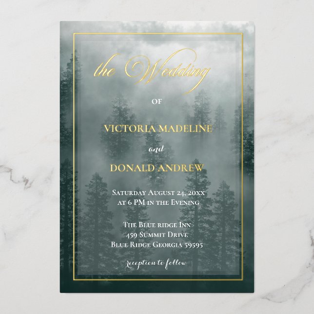 Smoky Mountain Wedding  (Front)