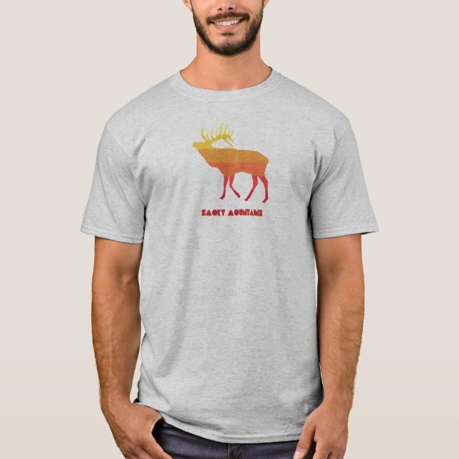 Smoky Mountains Elk T-Shirt (Front)
