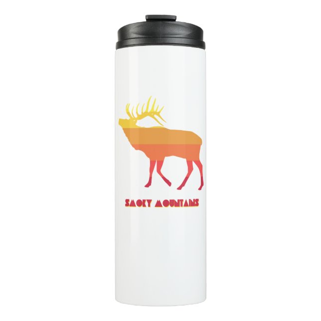 Smoky Mountains Elk Thermal Tumbler (Front)