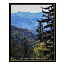 Smoky Mountains Gatlinburg, Tennessee Poster