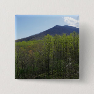 Smoky Mountains in Spring 15 Cm Square Badge
