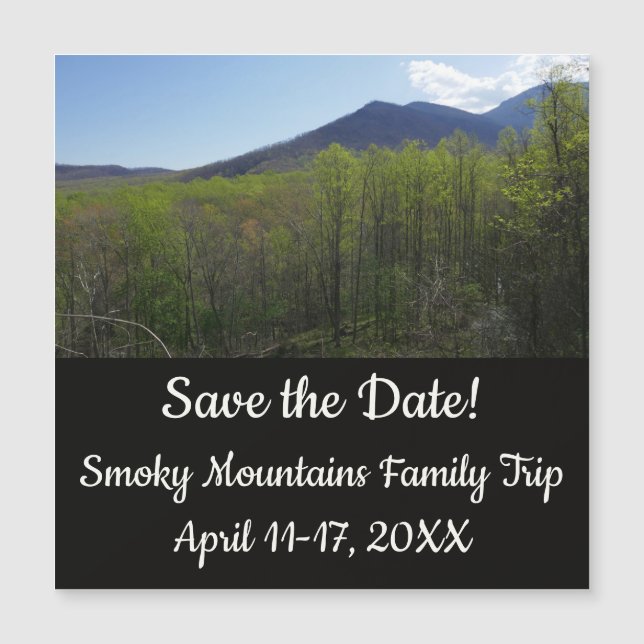 Smoky Mountains in Spring Landscape (Front)