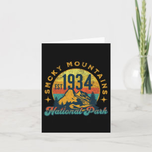 Smoky Mountains Nature Mountains Hiking Outdoors V Card