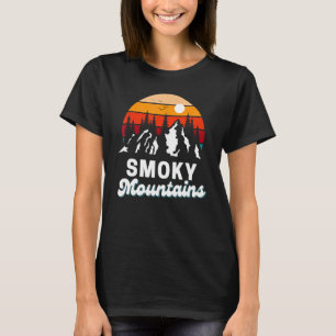 Smoky Mountains Outdoor Hiking Nature Retro Souven T-Shirt