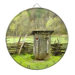 Smoky Mountains Outhouse Dartboard