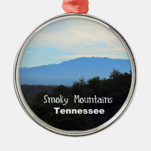 Smoky Mountains, Tennessee Metal Tree Decoration