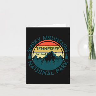 Smoky Mountains Tennessee Nature Hiking Outdoors G Card