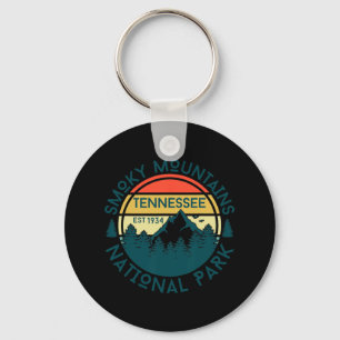 Smoky Mountains Tennessee Nature Hiking Outdoors G Key Ring