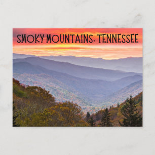 Smoky Mountains Tennessee Postcard Souvenir