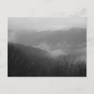 Smoky Mountains with Fog, North Carolina Postcard