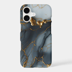 Smoky Onyx Marble with Golden Veins