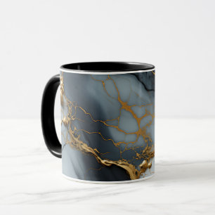Smoky Onyx Marble with Golden Veins Mug