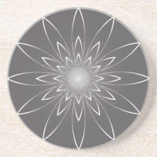 smoky quartz clock coaster