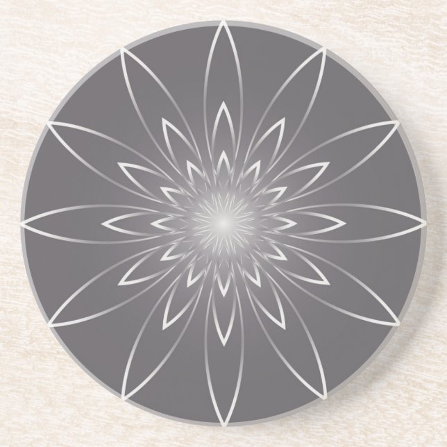 smoky quartz clock coaster (Front)