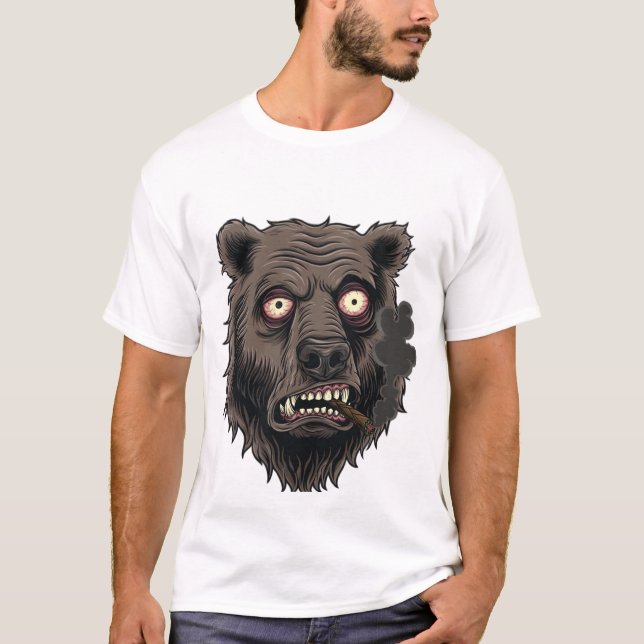 Smoky the Bear Fantasy Style T-Shirt (Front)