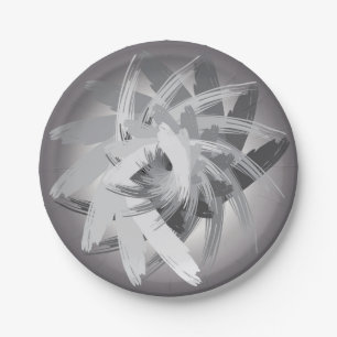 smoky whirlwind paper plate
