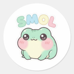Smol Frog Sticker Cute Baby Frog Kawaii Aesthetic