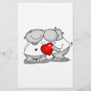 Smooch - Hippo Kiss Valentine's Day