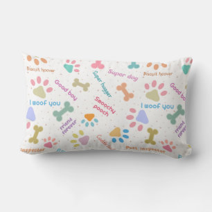 Smooch pooch pillow
