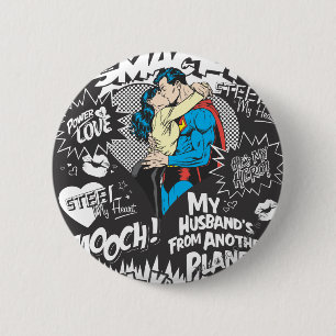 Smooch, Smack - Collage 6 Cm Round Badge