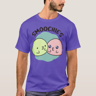 Smoochies Funny Food Kissing Mochi gift T-Shirt