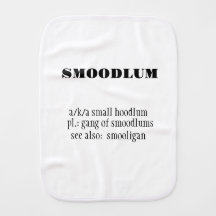 Smoodlum burp cloth