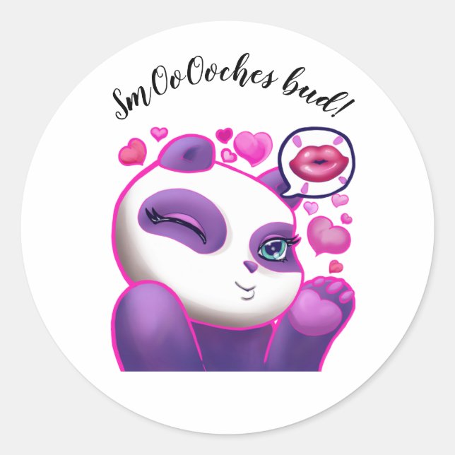 SMOoOoches bud! Classic Round Sticker (Front)