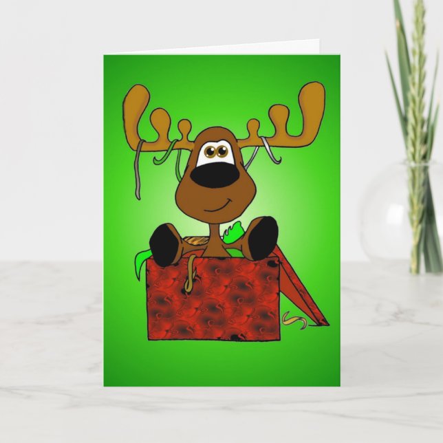 Smooshy Present Holiday Card (Front)