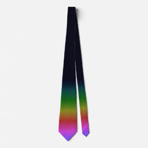 Smooth Black Rainbow Background Gradient Tie