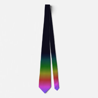 Smooth Black Rainbow Background Gradient Tie